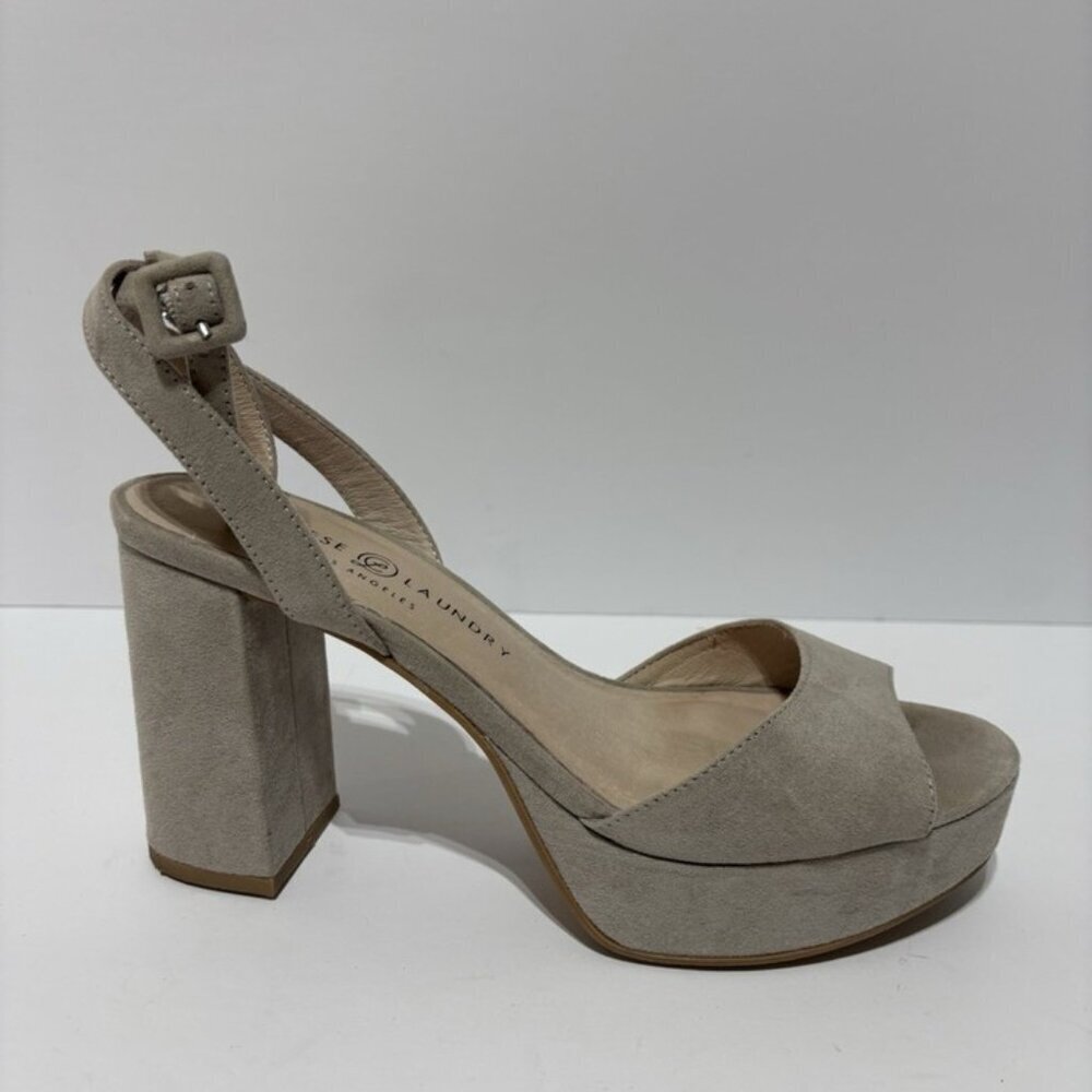 Chinese Laundry Women’s Theresa Grey Platform Sandals, Size 8.5 M